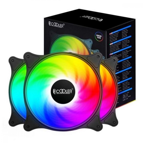 Кулер для корпусу,PcCooler FX 120 ARGB 3 in 1 Black