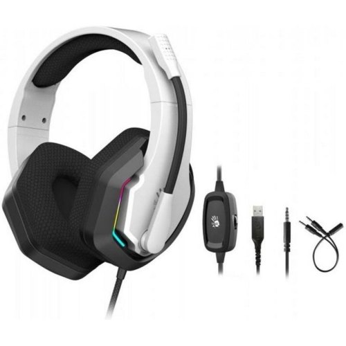 Гарнітура дротова, A4Tech Bloody G260p White