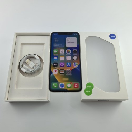 Смартфон iPhone X 64GB Silver, model A1901 USED **