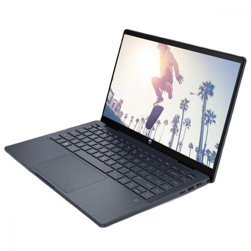 Ноутбук HP Pavilion x360 14-ek0015ua 14" FHD IPS, Intel i5-1235U, 16GB, F1024GB, UMA, DOS, синій