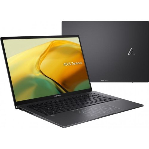 Ноутбук ASUS Zenbook 14 UM3402YA-KP698 14" WQXGA IPS, AMD R5-7530U, 16GB, F1TB, UMA, NoOS, Чорний (90NB0W95-M016X0)