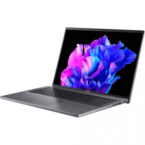 Ноутбук Acer Swift Go 16 SFG16-72 16" 3.2K OLED, Intel U5-125H, 16GB, F512GB, UMA, Lin, сірий (NX.KY9EU.001)