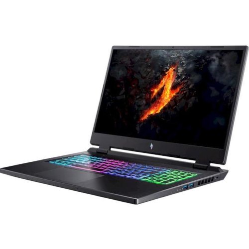 Ноутбук Acer Nitro 17 AN17-42 17.3" QHD IPS, AMD R9-8945HS, 32GB, F1TB, NVD4070-8, Lin, чорний (NH.QSCEU.001)