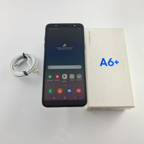 Смартфон Samsung Galaxy A6+ 2018 (A605F) 32Gb Black (SM-A605FZKNSEK) USED **