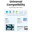 Мишка бездротова, UGREEN MU105 2.4 GHz Portable Wireless Mouse Green (90672)