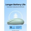 Мишка бездротова, UGREEN MU105 2.4 GHz Portable Wireless Mouse Green (90672)
