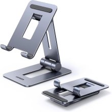 Підставка для телефона UGREEN LP678 Foldable Multi-Angle Phone Stand Grey (15608)