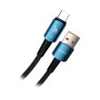 Кабель ESSAGER Sunset Type-C 7A USB charging and data Fully compatible cable 1m Blue (EXC7A-CG03-P)