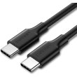 Кабель UGREEN US286 USB Type-C to USB Type-C 60W Cable Nickel Plating 3A 0.5M Black (50996)