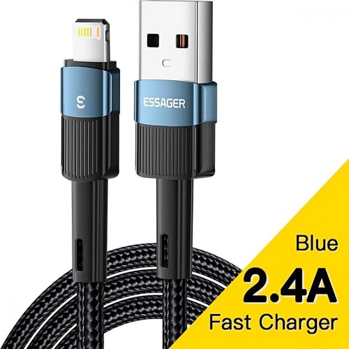 Кабель ESSAGER Star USB to Lightning 1m Blue (EXCL-XC03)