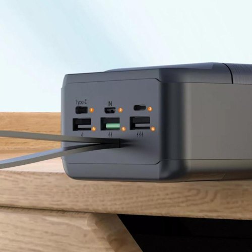 Зовнішній акумулятор Powerbank XO PR158 PD20W+QC22.5W 50000mAh чорний