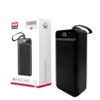 Зовнішній акумулятор Powerbank XO PR158 PD20W+QC22.5W 50000mAh чорний