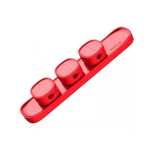 Тримач кабелів Baseus Peas Cable Clip Red (ACWDJ-09)