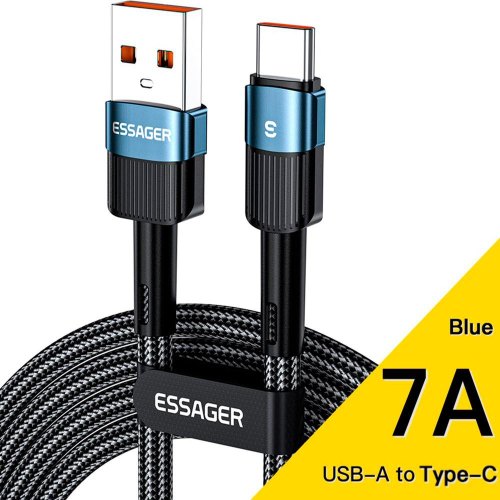 Кабель ESSAGER Star USB to Type-C 1m Blue (EXCT-XC03)