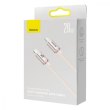 Кабель Baseus Crystal Shine Series Fast Charging Data Cable Type-C to Lightning 20W 1.2M Pink