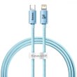 Кабель Baseus Crystal Shine Series Fast Charging Data Cable Type-C to Lightning 20W 1.2M Sky Blue