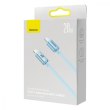 Кабель Baseus Crystal Shine Series Fast Charging Data Cable Type-C to Lightning 20W 1.2M Sky Blue