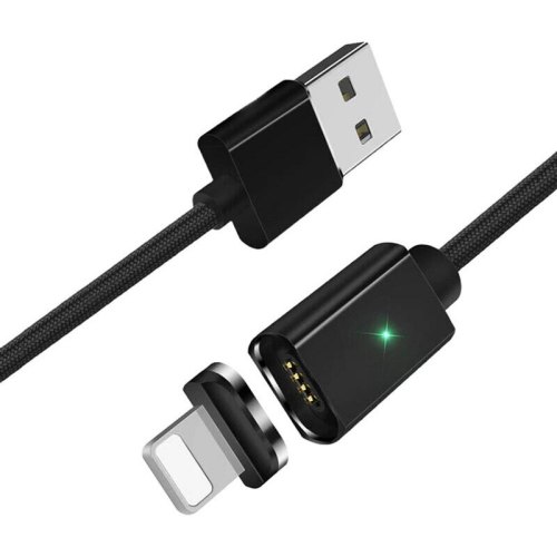 Кабель ESSAGER Magic Power Magnetic USB to Lightning Black (EXCCXL-ML01)
