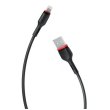 Кабель XO NB-P171 Bowling USB for Lightning 1m Black
