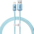 Кабель Baseus Crystal Shine Series Fast Charging Data Cable USB to Lightning 2.4A 1.2M Sky Blue