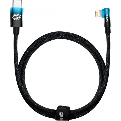 Кабель Baseus MVP 2 Elbow-shaped Fast Charging Data Cable Type-C to Lightning 20W 1M Black/Blue