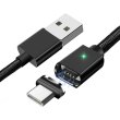 Кабель ESSAGER Magic Power Magnetic USB to Type-c 1m Black (EXCCXT-ML01)