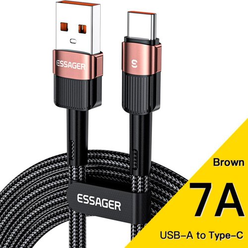 Кабель ESSAGER Star USB Type-C 2m Brown (EXCT-XCA12)
