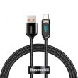 Кабель Baseus Display Fast Charging Data Cable USB to Type-C 66W 2M Black