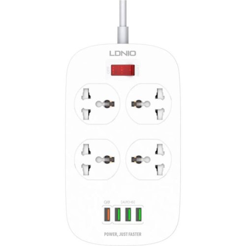 Мережевий фільтр LDNIO SC4407Q 4USB 3.4A (SC4407Q) white