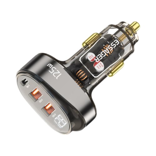 АЗП ESSAGER 125w Transparrent Digital Display Car Charger Brown (ECC2AC-FM12-Z)