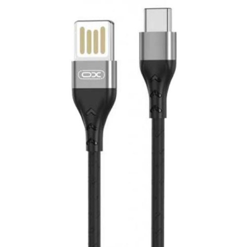 Кабель XO NB188 2.4A Double-sided pluggable USB port cable for Type-C 1M Gray