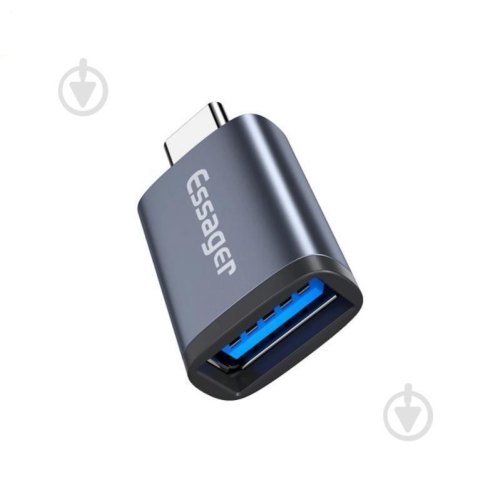 Адаптер ESSAGER Soray OTG (USB Female to Type-C Male) USB3.0 Adaptor Grey (EZJAC-SRA0G)