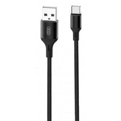 Кабель XO NB143 Braided Data Cable Type-C 2m Black