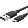 Кабель UGREEN US289 USB 2.0 to Micro Cable Nickel Plating 2A 3M Black (60827)