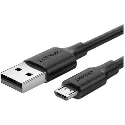 Кабель UGREEN US289 USB 2.0 to Micro Cable Nickel Plating 2A 3M Black (60827)