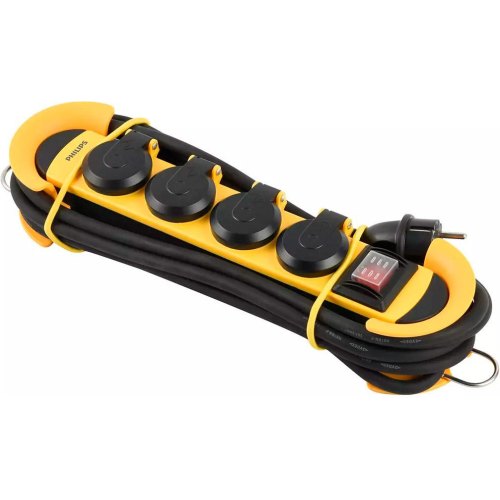 Мережевий фільтр Philips SPN5140YC 4 розетки 5м жовтий