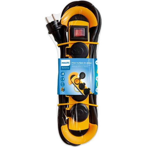 Мережевий фільтр Philips SPN5140YC 4 розетки 5м жовтий