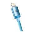 Кабель Baseus Crystal Shine Series Fast Charging Data Cable Type-C to Lightning 20W 2M Sky Blue