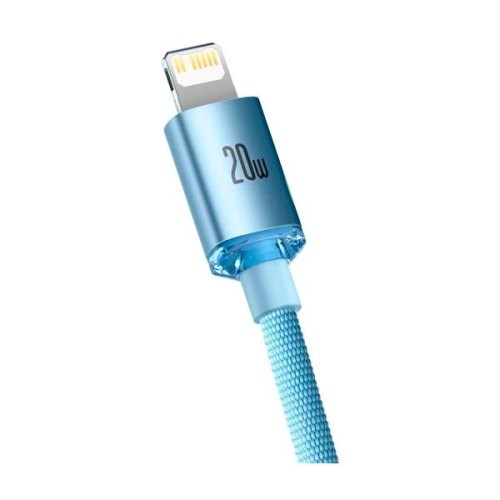 Кабель Baseus Crystal Shine Series Fast Charging Data Cable Type-C to Lightning 20W 2M Sky Blue