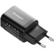 Мережевий зарядний пристрій ESSAGER Journey PD+QC 30W Chager USB A+ Type-C EU Black (ECTPQS-ZTB01)