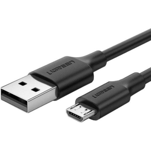 Кабель UGREEN US289 USB 2.0 to Micro Cable Nickel Plating 2A 1m Black (60136)