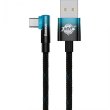 Кабель Baseus MVP 2 Elbow-shaped Fast Charging Data Cable USB to Type-C 100W 1M Black/Blue
