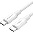 Кабель UGREEN US264 USB Type-C to USB Type-C 60W ABS Cover 3A 1M White (60518)