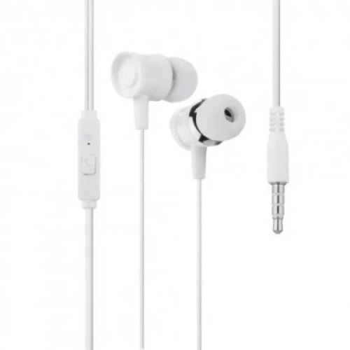 Навушники дротові, XO EP20 music earphone, White