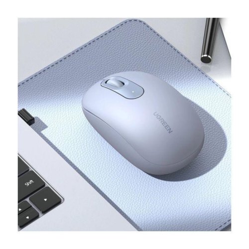 Мишка бездротова, UGREEN MU105 2.4 GHz Portable Wireless Mouse Blue (90671)