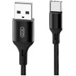 Кабель XO NB143 Braided Data Cable Type-C 1m Black