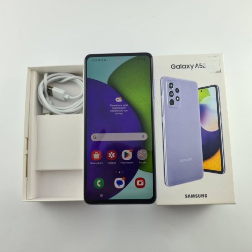 Смартфон Samsung Galaxy A52 (A525F) 256Gb Light Violet (SM-A525FLVISEK) USED **