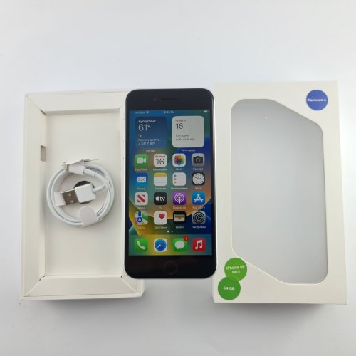 Смартфон iPhone SE 64GB White, Model A2296 USED **