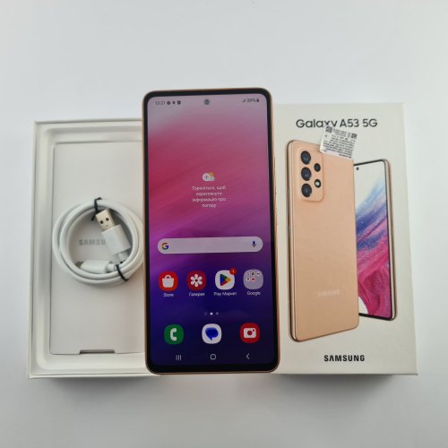 Смартфон Samsung Galaxy A53 (A536E) 128Gb Peach (SM-A536EZODSEK) USED **