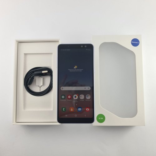 Смартфон Samsung Galaxy A8 2018 (A530F) 32Gb Orchid Gray (SM-A530FZVDSEK) USED **